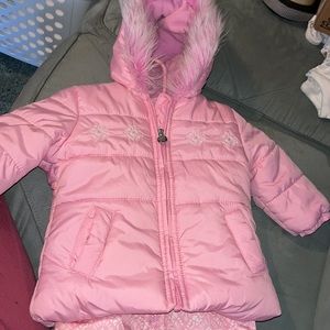 London fog 12 month snow bib and jacket set